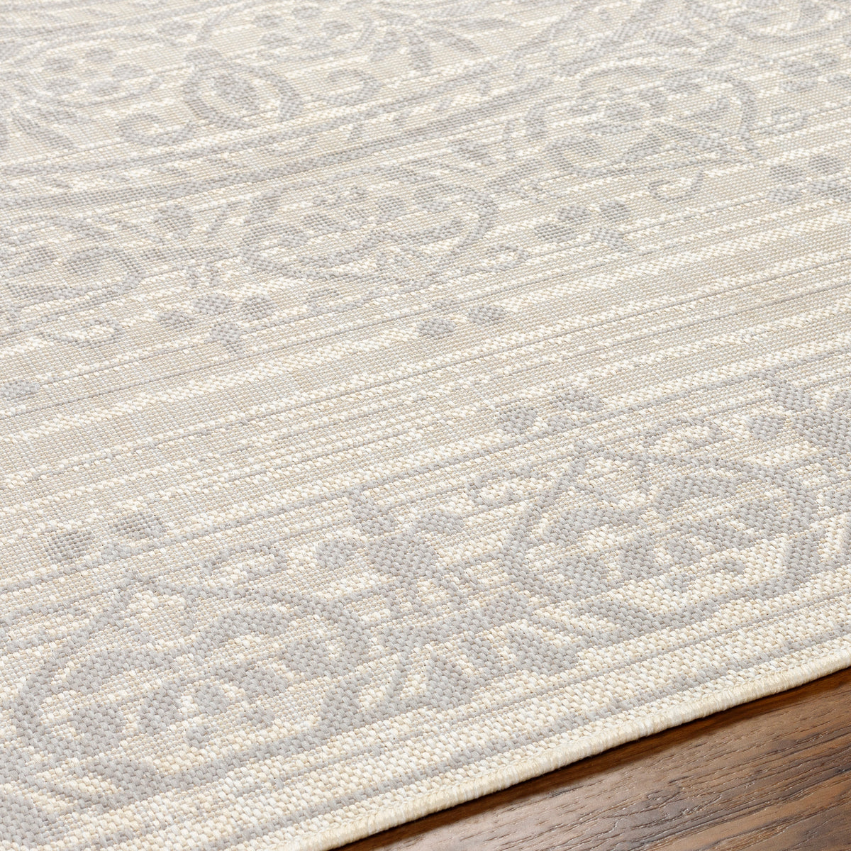 Surya Ravello Rvl-2331 Ivory, Light Beige, Light Gray, Charcoal Rug.