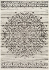 Surya Ravello Rvl-2332 Ivory, Light Beige, Light Gray, Black Rug.