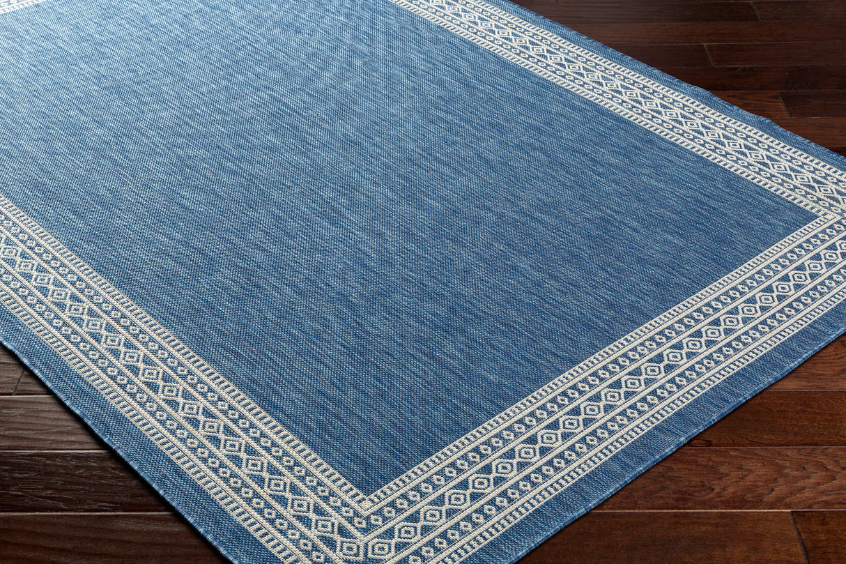 Surya Ravello Rvl-2333 Denim, Dark Blue, Ivory, Light Beige Rug.