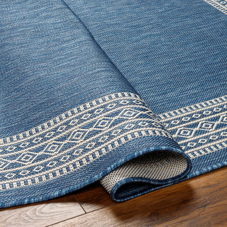 Surya Ravello Rvl-2333 Denim, Dark Blue, Ivory, Light Beige Rug.