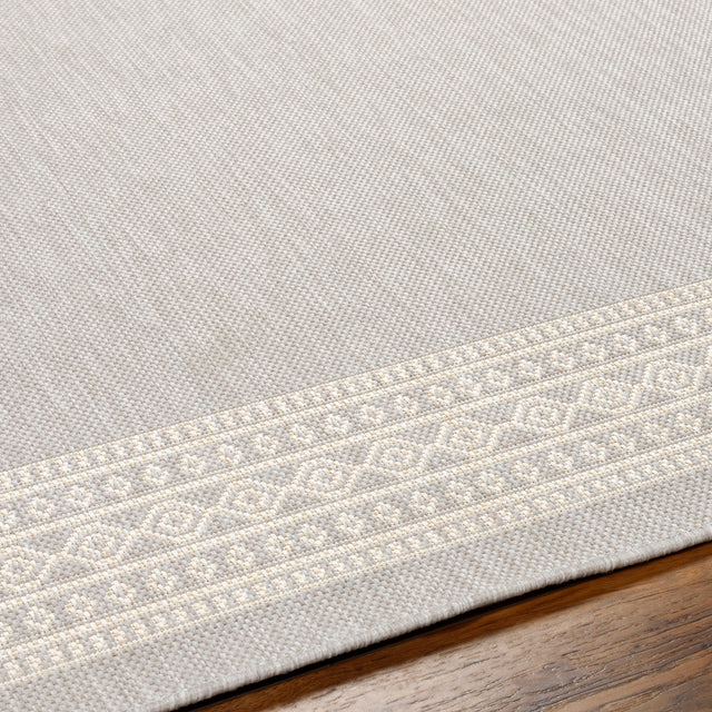 Surya Ravello Rvl-2334 Light Gray, Charcoal, Ivory, Light Beige Rug.