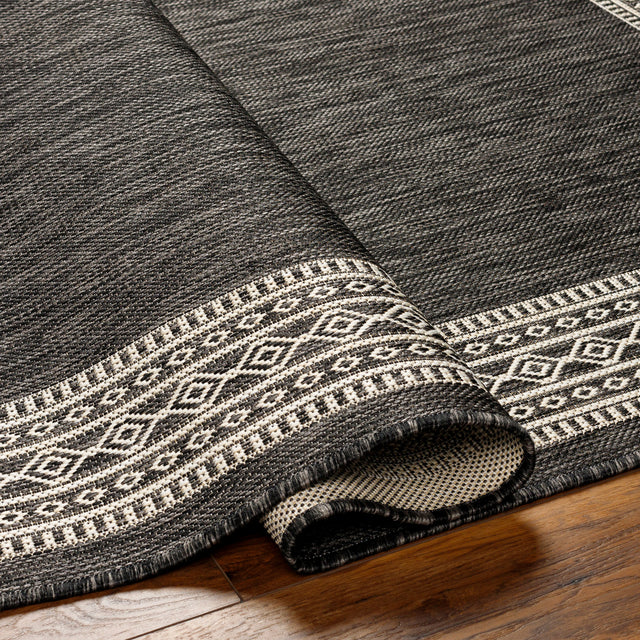 Surya Ravello Rvl-2335 Light Gray, Black, Ivory, Light Beige Rug.