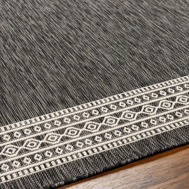 Surya Ravello Rvl-2335 Light Gray, Black, Ivory, Light Beige Rug.