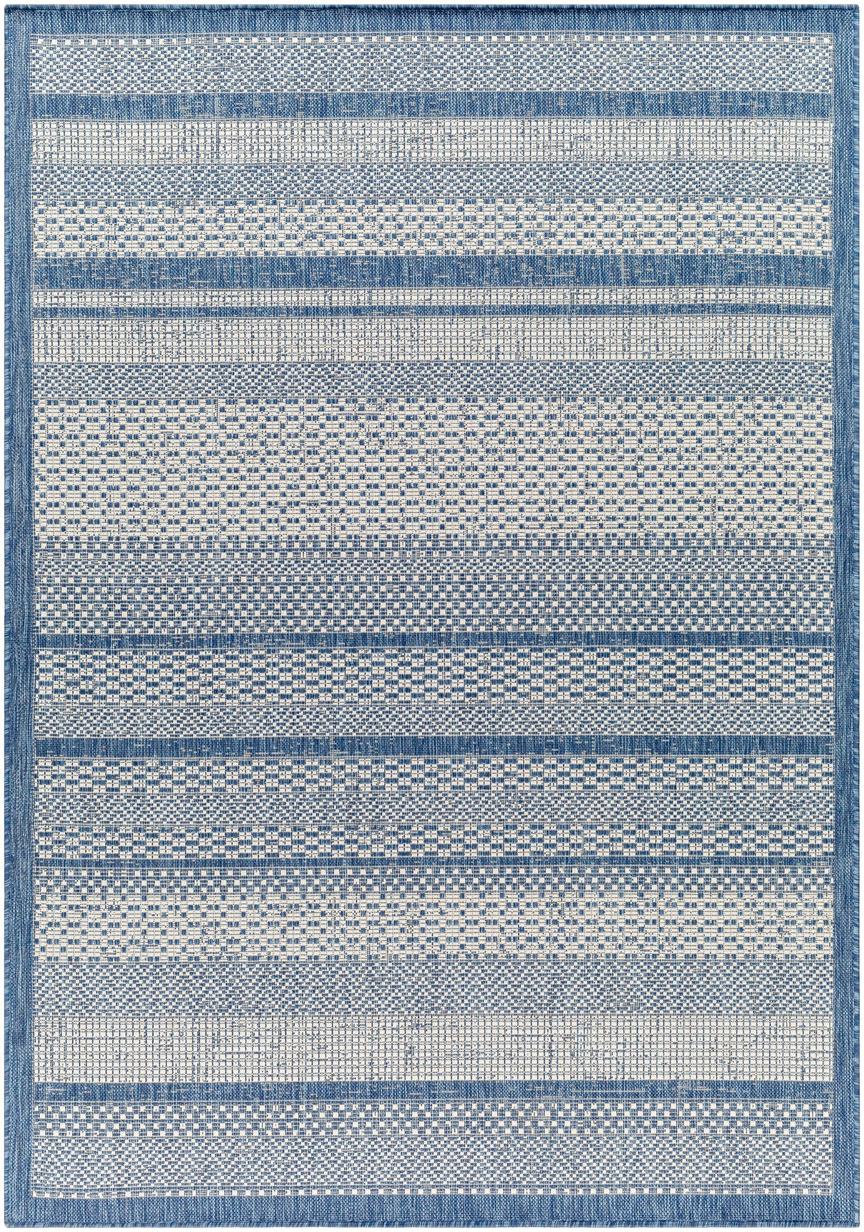 Surya Ravello Rvl-2336 Denim, Dark Blue, Ivory, Light Beige Rug.