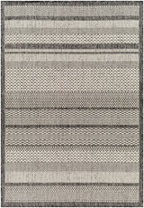 Surya Ravello Rvl-2338 Light Gray, Black, Ivory, Light Beige Rug.