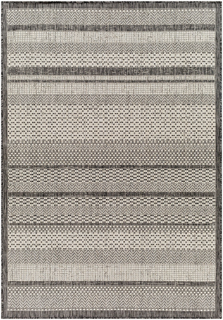 Surya Ravello Rvl-2338 Light Gray, Black, Ivory, Light Beige Rug.