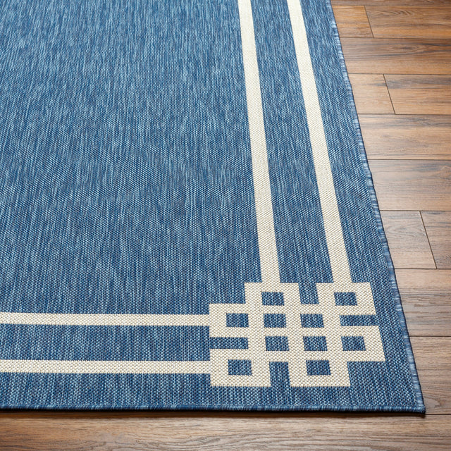 Surya Ravello Rvl-2339 Denim, Dark Blue, Ivory, Light Beige Rug.