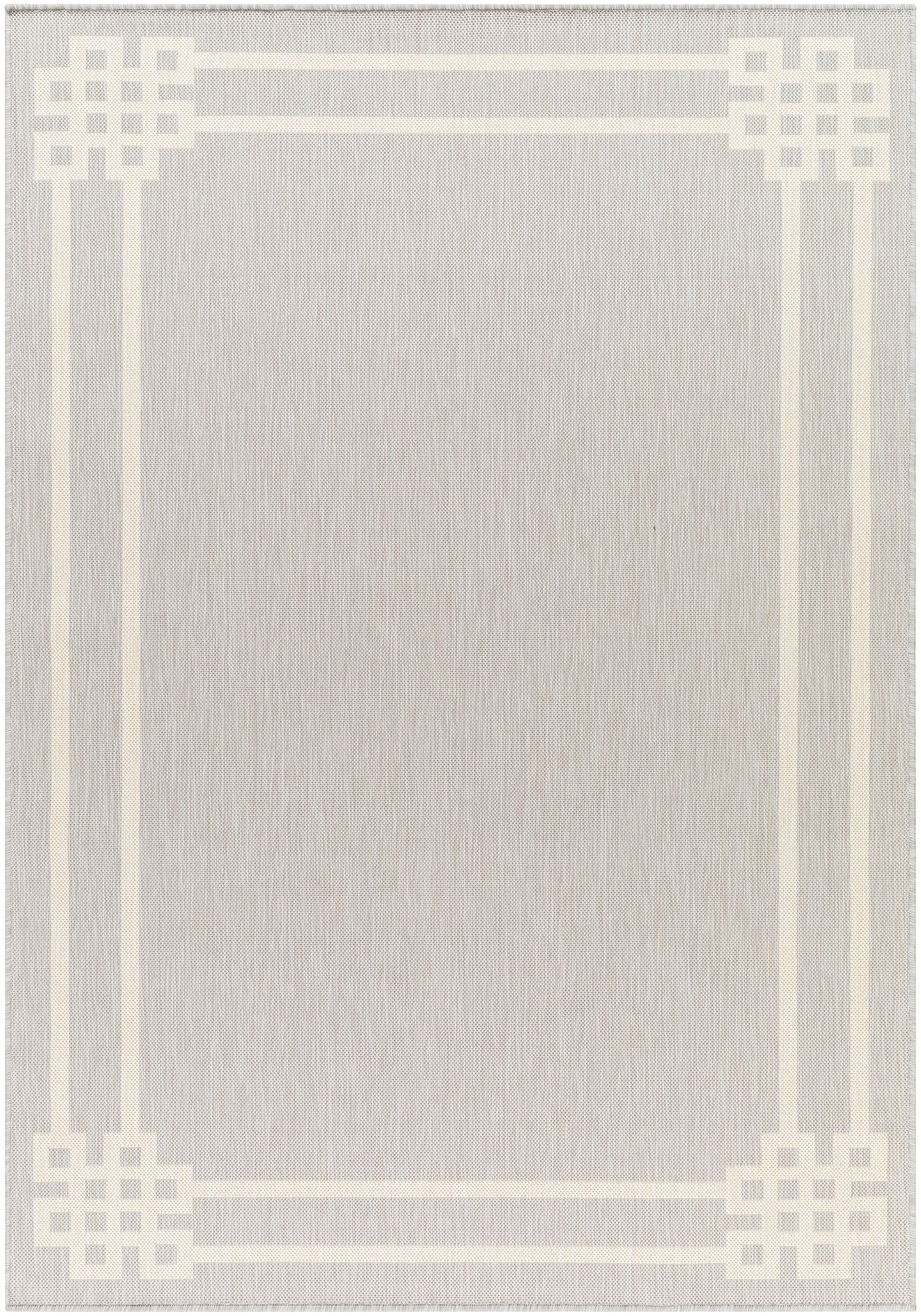 Surya Ravello Rvl-2340 Light Gray, Charcoal, Ivory, Light Beige Rug.