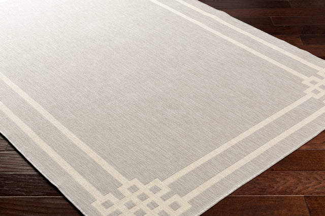 Surya Ravello Rvl-2340 Light Gray, Charcoal, Ivory, Light Beige Rug.