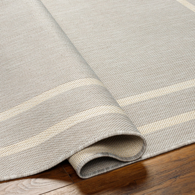 Surya Ravello Rvl-2340 Light Gray, Charcoal, Ivory, Light Beige Rug.