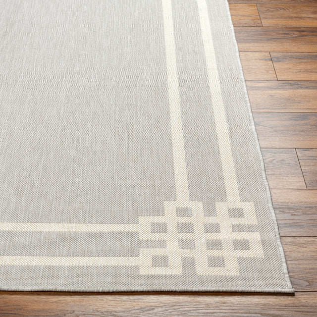 Surya Ravello Rvl-2340 Light Gray, Charcoal, Ivory, Light Beige Rug.