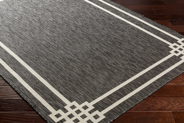 Surya Ravello Rvl-2341 Light Gray, Black, Ivory, Light Beige Rug.