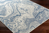 Surya Ravello Rvl-2342 Denim, Ivory, Light Beige Rug.