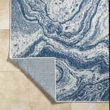 Surya Ravello Rvl-2342 Denim, Ivory, Light Beige Rug.