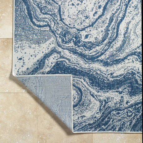 Surya Ravello Rvl-2342 Denim, Ivory, Light Beige Rug.