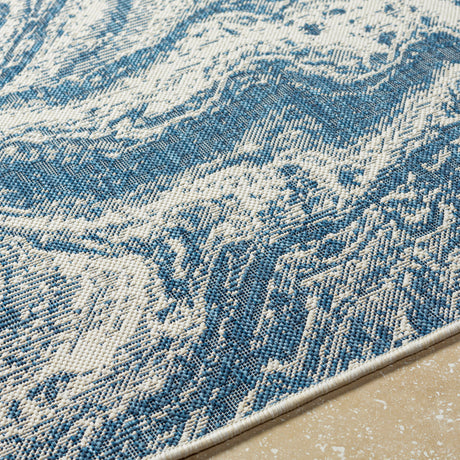 Surya Ravello Rvl-2342 Denim, Ivory, Light Beige Rug.