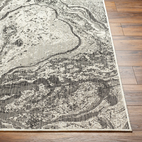 Surya Ravello Rvl-2344 Light Gray, Black, Ivory, Light Beige Rug.