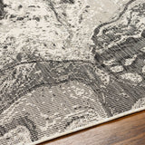 Surya Ravello Rvl-2344 Light Gray, Black, Ivory, Light Beige Rug.