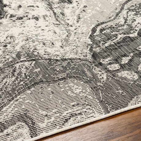 Surya Ravello Rvl-2344 Light Gray, Black, Ivory, Light Beige Rug.