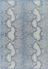 Surya Ravello Rvl-2345 Denim, Dark Blue, Ivory, Light Beige Rug.