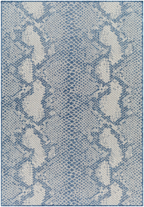 Surya Ravello Rvl-2345 Denim, Dark Blue, Ivory, Light Beige Rug.