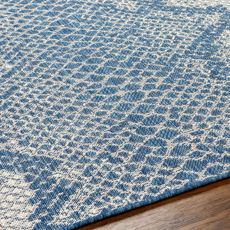 Surya Ravello Rvl-2345 Denim, Dark Blue, Ivory, Light Beige Rug.