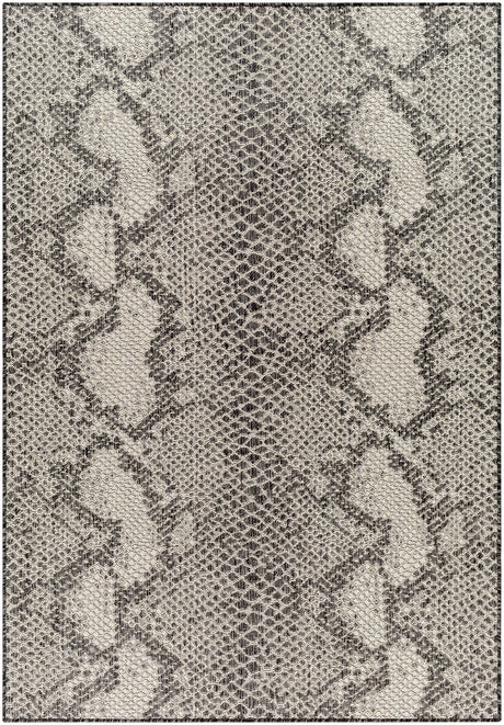 Surya Ravello Rvl-2347 Light Gray, Black, Ivory, Light Beige Rug.