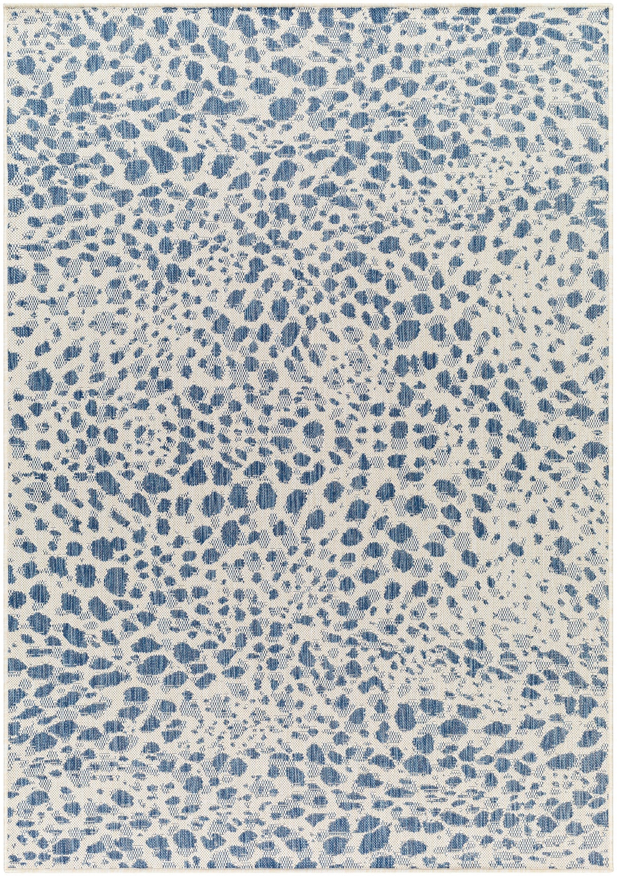 Surya Ravello Rvl-2354 Ivory, Light Beige, Denim, Dark Blue Rug.