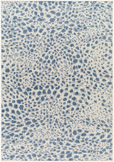 Surya Ravello Rvl-2354 Ivory, Light Beige, Denim, Dark Blue Rug.