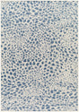 Surya Ravello Rvl-2354 Ivory, Light Beige, Denim, Dark Blue Rug.