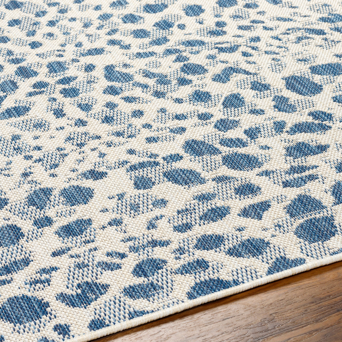 Surya Ravello Rvl-2354 Ivory, Light Beige, Denim, Dark Blue Rug.