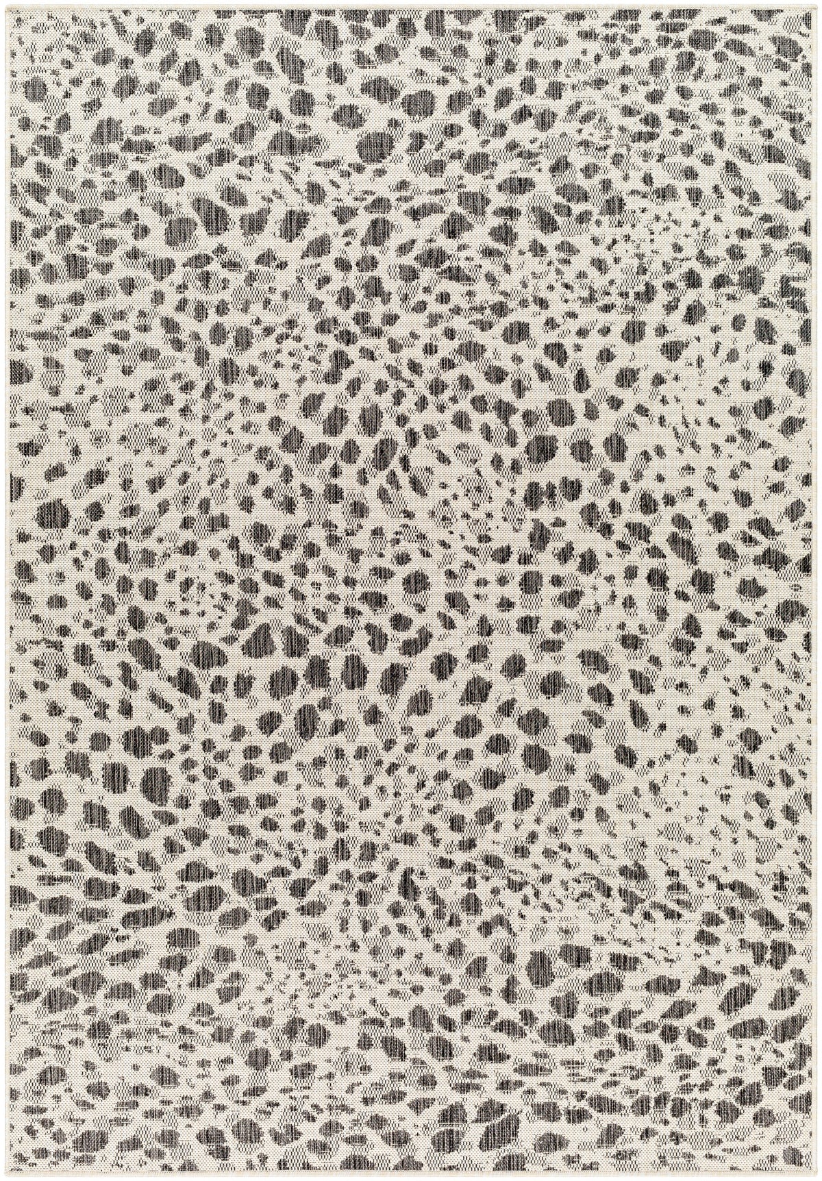 Surya Ravello Rvl-2356 Ivory, Light Beige, Light Gray, Black Rug.