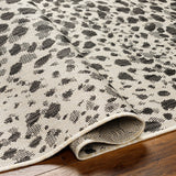 Surya Ravello Rvl-2356 Ivory, Light Beige, Light Gray, Black Rug.