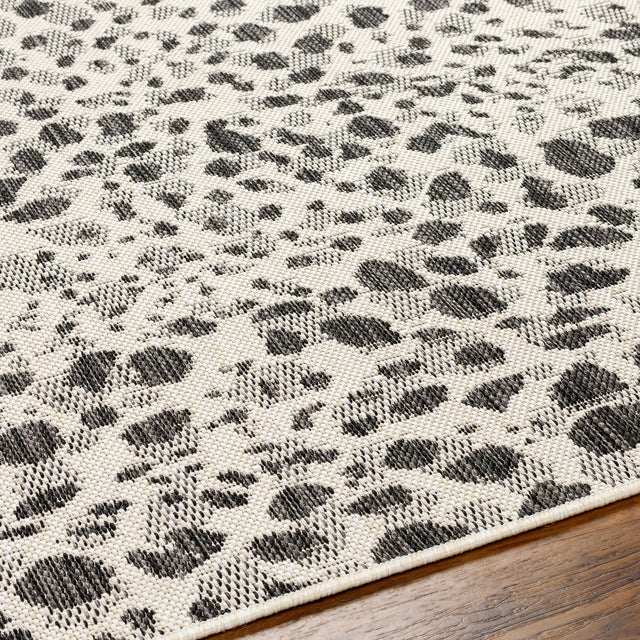 Surya Ravello Rvl-2356 Ivory, Light Beige, Light Gray, Black Rug.
