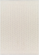 Surya Ravello Rvl-2361 Light Gray, Charcoal, Ivory, Light Beige Rug.