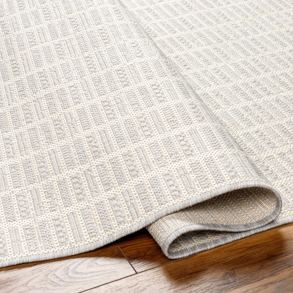 Surya Ravello Rvl-2361 Light Gray, Charcoal, Ivory, Light Beige Rug.