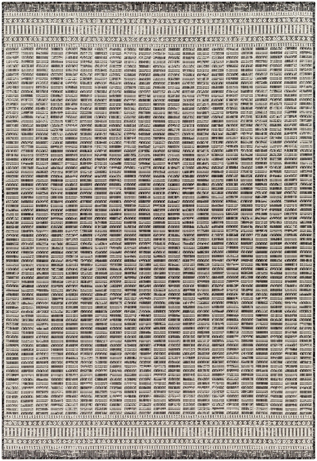 Surya Ravello Rvl-2362 Light Gray, Black, Ivory, Light Beige Rug.