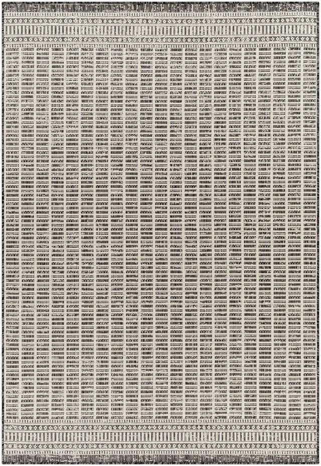 Surya Ravello Rvl-2362 Light Gray, Black, Ivory, Light Beige Rug.