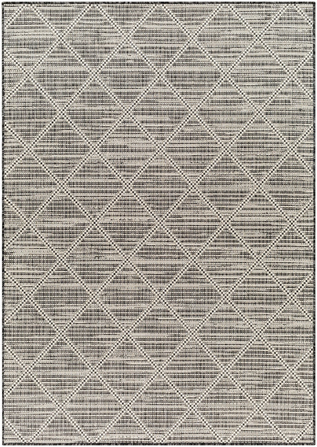 Surya Ravello Rvl-2365 Light Gray, Black, Ivory, Light Beige Rug.