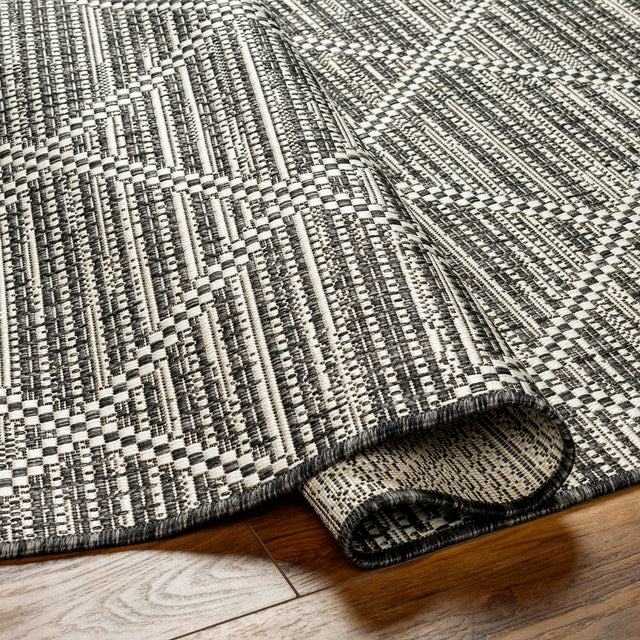 Surya Ravello Rvl-2365 Light Gray, Black, Ivory, Light Beige Rug.