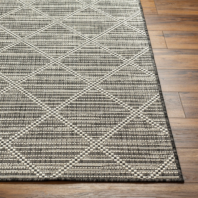 Surya Ravello Rvl-2365 Light Gray, Black, Ivory, Light Beige Rug.