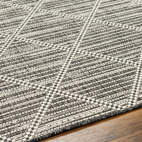 Surya Ravello Rvl-2365 Light Gray, Black, Ivory, Light Beige Rug.