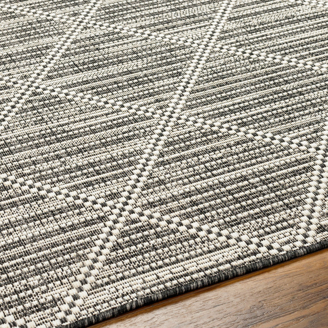 Surya Ravello Rvl-2365 Light Gray, Black, Ivory, Light Beige Rug.