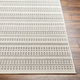 Surya Ravello Rvl-2368 Ivory, Light Beige, Light Gray, Black Rug.