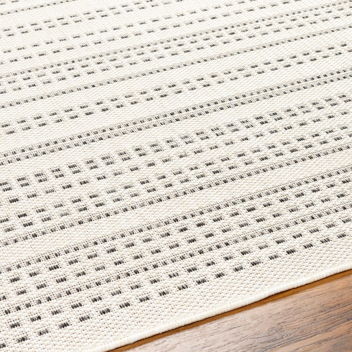 Surya Ravello Rvl-2368 Ivory, Light Beige, Light Gray, Black Rug.