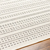 Surya Ravello Rvl-2368 Ivory, Light Beige, Light Gray, Black Rug.