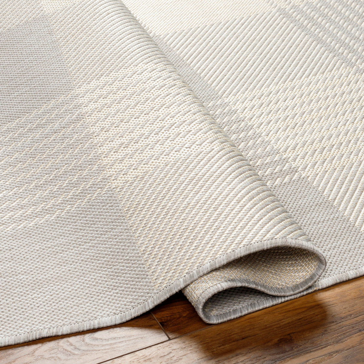 Surya Ravello Rvl-2370 Light Gray, Charcoal, Ivory, Light Beige Rug.