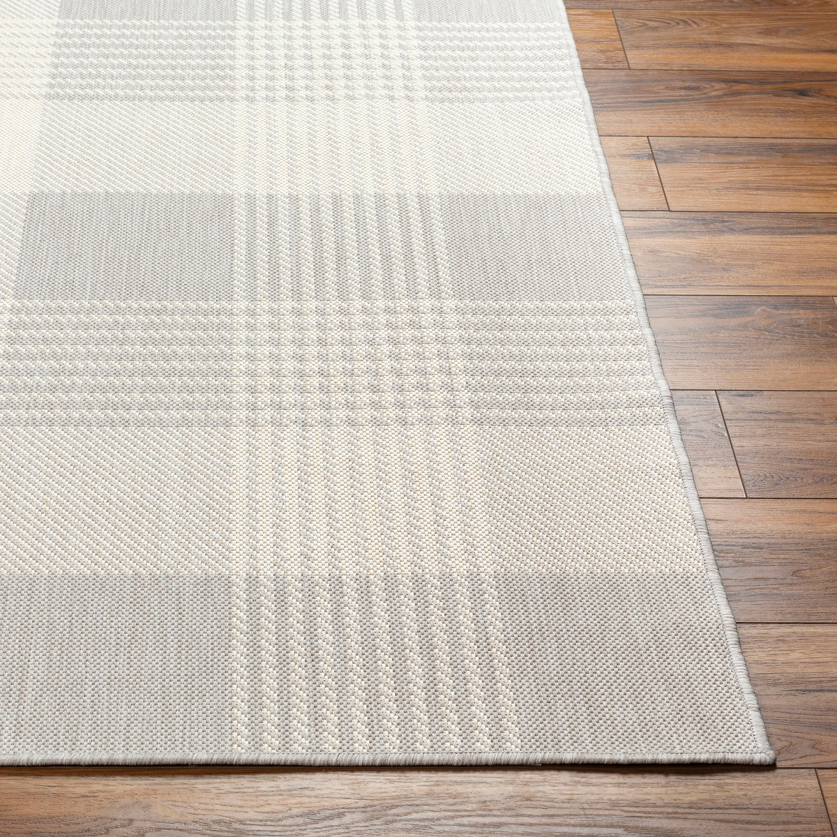 Surya Ravello Rvl-2370 Light Gray, Charcoal, Ivory, Light Beige Rug.