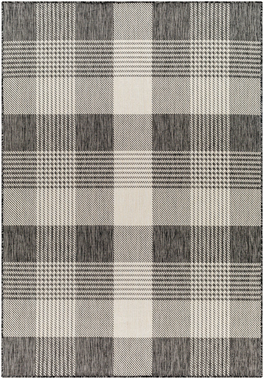 Surya Ravello Rvl-2371 Light Gray, Black, Ivory, Light Beige Area Rug