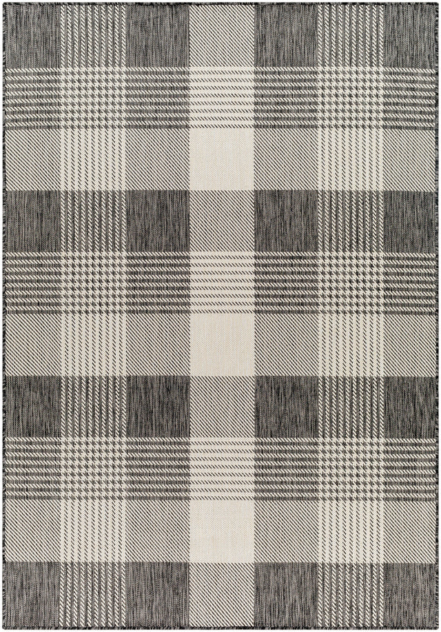 Surya Ravello Rvl-2371 Light Gray, Black, Ivory, Light Beige Rug.